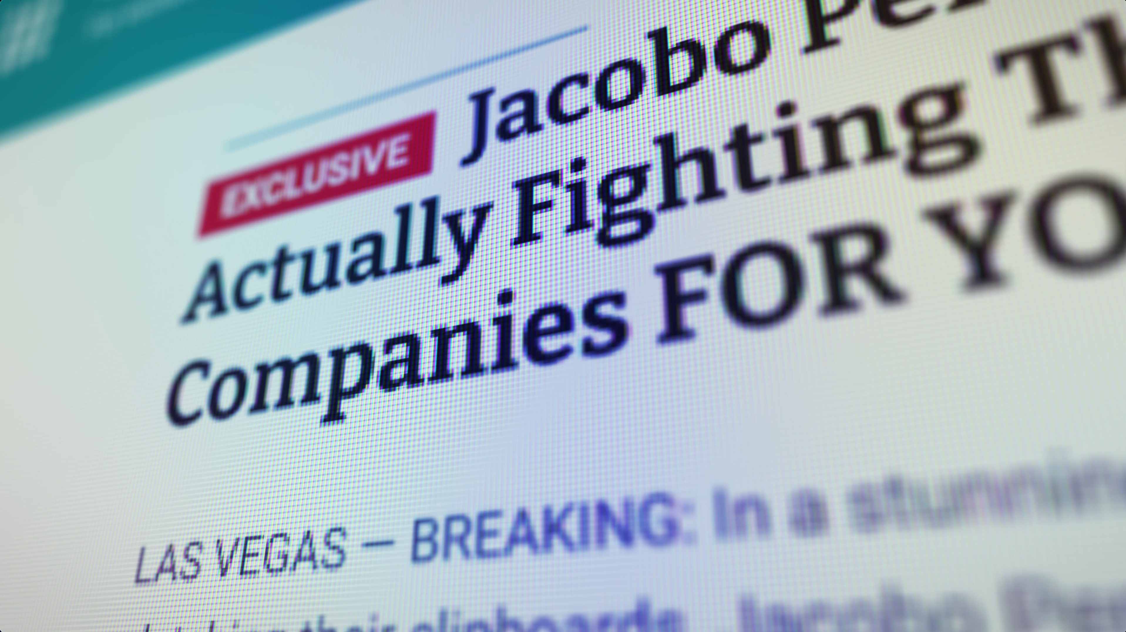 TV Commercial - Jacobo Personal Injury Law News Coverage